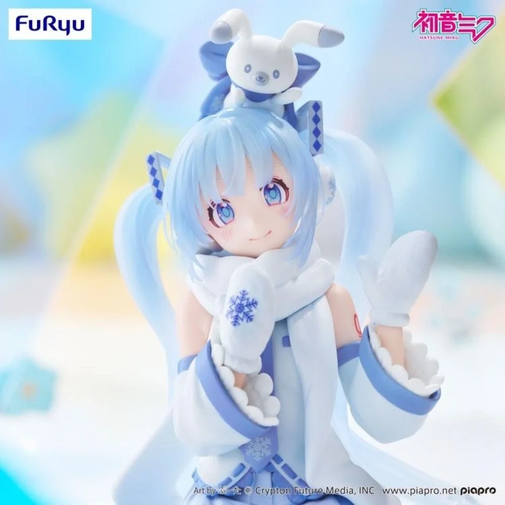 FuRyu Hatsune Miku Snow Miku 2024 Figure New Winter Noodle Stopper US Seller